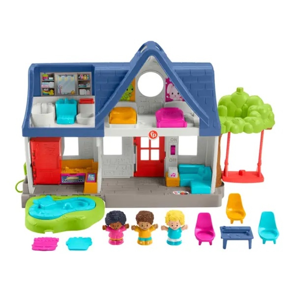 Fisher-Price little people electronic playhouse friends play together li…